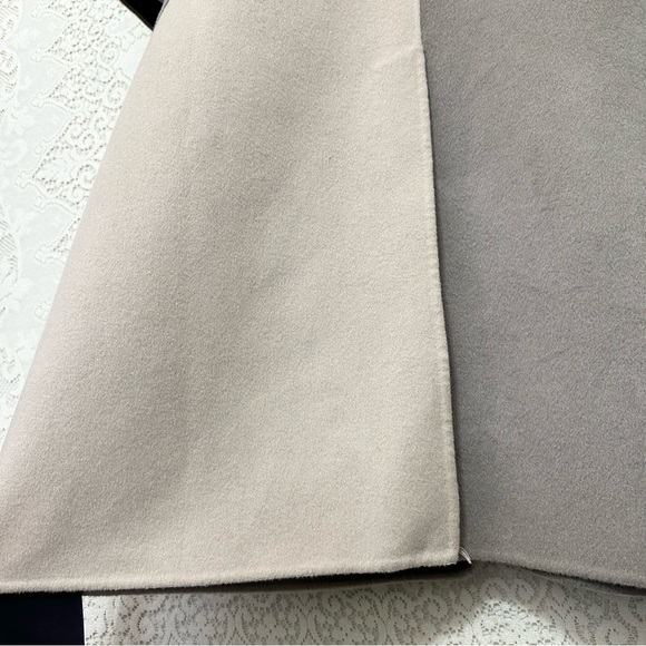 Dept. Anonym Wool Tri Color Paneled Long Coat - Picture 12 of 14